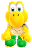 Koopa Troopas, at a forest, and a Koopa Troopa sprite, from Super Mario 3D Land.