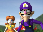 Daisy and Waluigi in Mario Party 4.