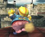 The Wario Waft, when barely charged up.