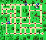 The map of Mexico City as it appears in Mario is Missing!.