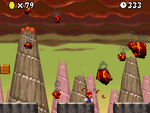 Raining Debris, from New Super Mario Bros., New Super Mario Bros. Wii, New Super Mario Bros. 2 New Super Mario Bros. U respectively.