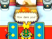 Here's a random element: This was beta dialogue. In the finished game, it was changed to "Crud!"