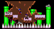 Great Gonzo and Plumber fighting for their lives.