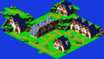 A screenshot of Seaside Town.