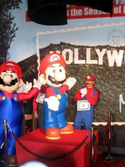 The wax-statue of Mario