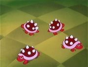 Four Spinies, from The Super Mario Bros. Super Show!.