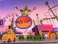 Having arrived in Brooklyn, King Koopa renames Coney Island to Koopa Island.