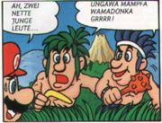 Mario meets Joe and Mac in part 1.