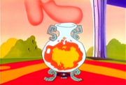 The Great Balls of Fire in their urn.