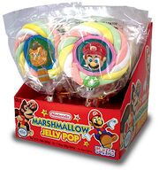 An image of the candy product, Marshmallow Jelly Pop.