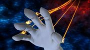 Tabuu controlling Master Hand rather tortuously.