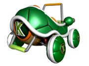 Koopa Troopa's kart, the Koopa Dasher.