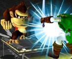 DK performing the Giant Punch.
