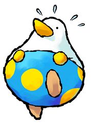An adult Huffin' Puffin.