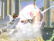 Angel Ring being performed against Mario.