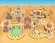 The map of Pyramid Park.