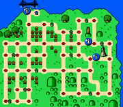 The map of San Francisco as it appears in Mario is Missing!.