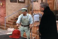 Luigi attempts to make a basketball disappear for Harry Blackstone Jr.