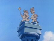 Statues of Marco Polo's Plumbers, two great plumbers.