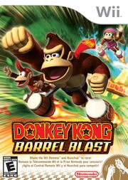 Donkey Kong Barrel Blast's Boxart.