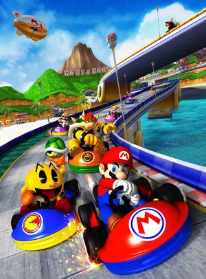 Promotional poster of Mario Kart Arcade GP.