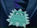 A Thwomp, from The Adventures of Super Mario Bros. 3.