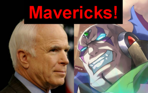 McCain and Sigma, two old bald war veterans that went MAVERICK!!