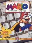 Mario on the box cover for Mario Teaches Typing.