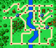 The map of Rome as it appears in Mario is Missing!.