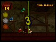 The first level, Ninjape Rally.