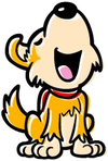 A dog seen in Wario Ware Touched.