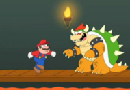 Mario and Bowser, as shown in Seth McFarlane's Cavalcade of Cartoon Comedy.