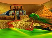 Tiny roaming the desert.