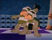 Two Sledge Bros. from The Adventures of Super Mario Bros. 3.
