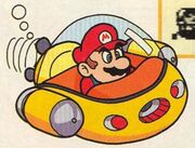 Mario inside the Marine Pop.