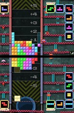 Push mode can be compared to a tug-of-war.  However, players push instead of pull.