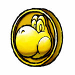 A Yoshi coin is worth 200, i got 4.