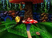 Tiny Kong exploring Fungi Forest.