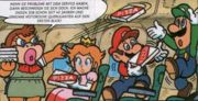 Stewardess Wendy in the Club Nintendo comic.