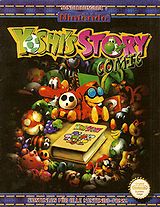 Yoshi surrounded by enemies in the Super Mario World 2: Yoshi's Island.