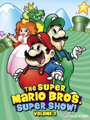 An image of the DVD Cover, the second volume of Super Mario Bros. Super Show!.
