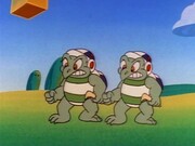 Two Boomerang Bros., from The Adventures of Super Mario Bros. 3.