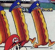 The hot dog airline crew from "Sag niemals Holerö!".