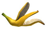 A Banana Peel from Super Smash Bros. Brawl