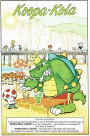 Full-page short on Koopa-Kola.