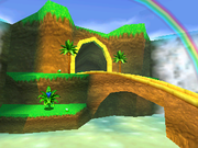 The entrance to Dino Domain on Timber Island.