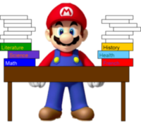 Mario homework image
