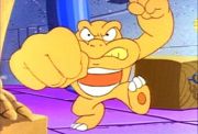 A Boom Boom from The Adventures of Super Mario Bros. 3.