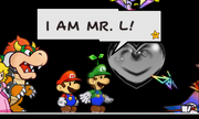 The new Mr. L's introductory cry.