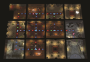 A possible map of King Boo's Haunted Hideaway.